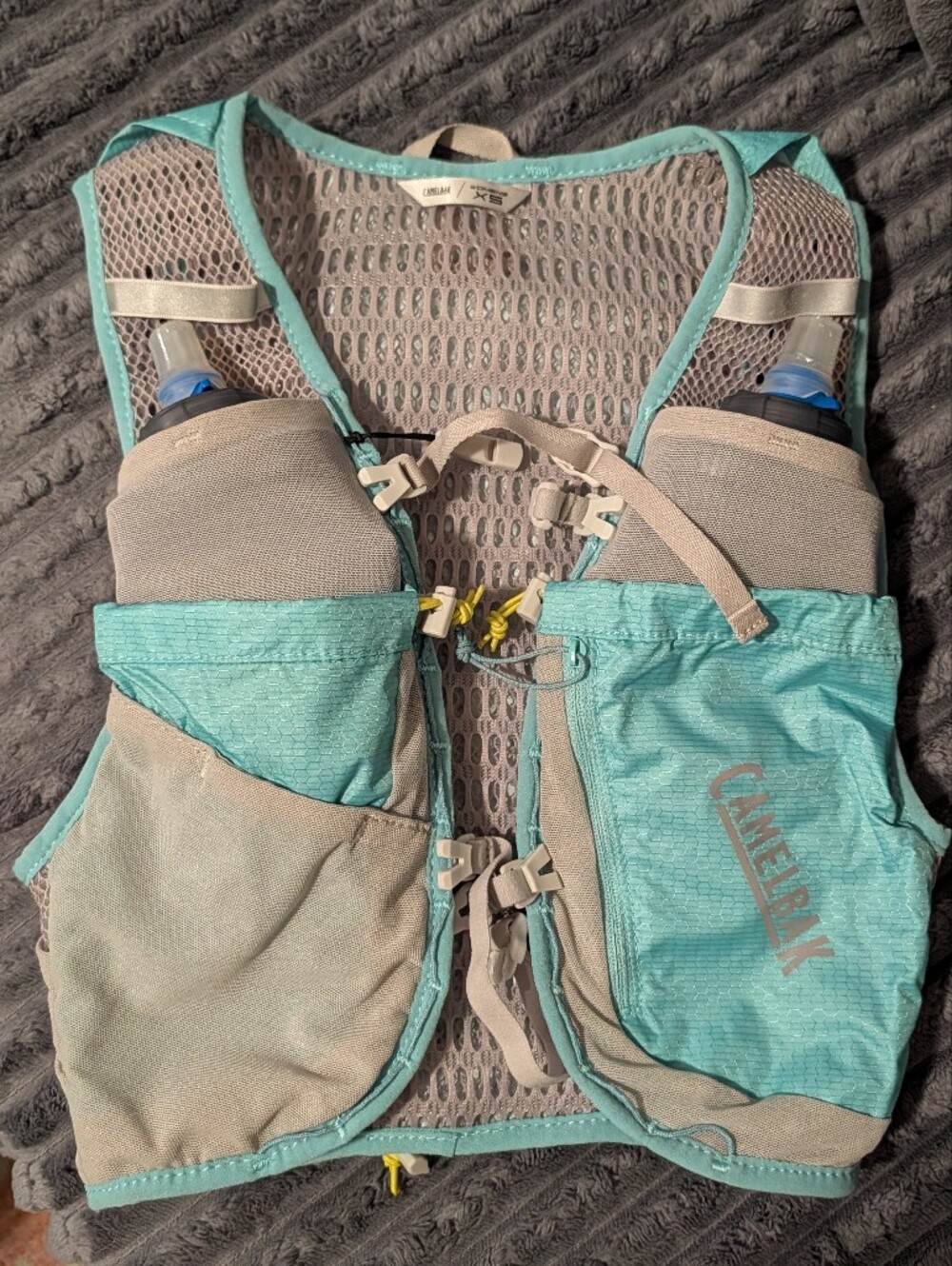 Camelbak Women's Teal and Gray Hydration Running Vest